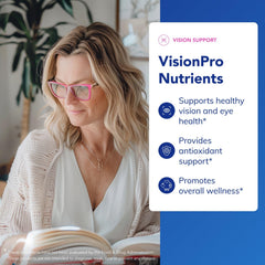 VisionPro label close-up highlighting Metafolin L-5-MTHF.