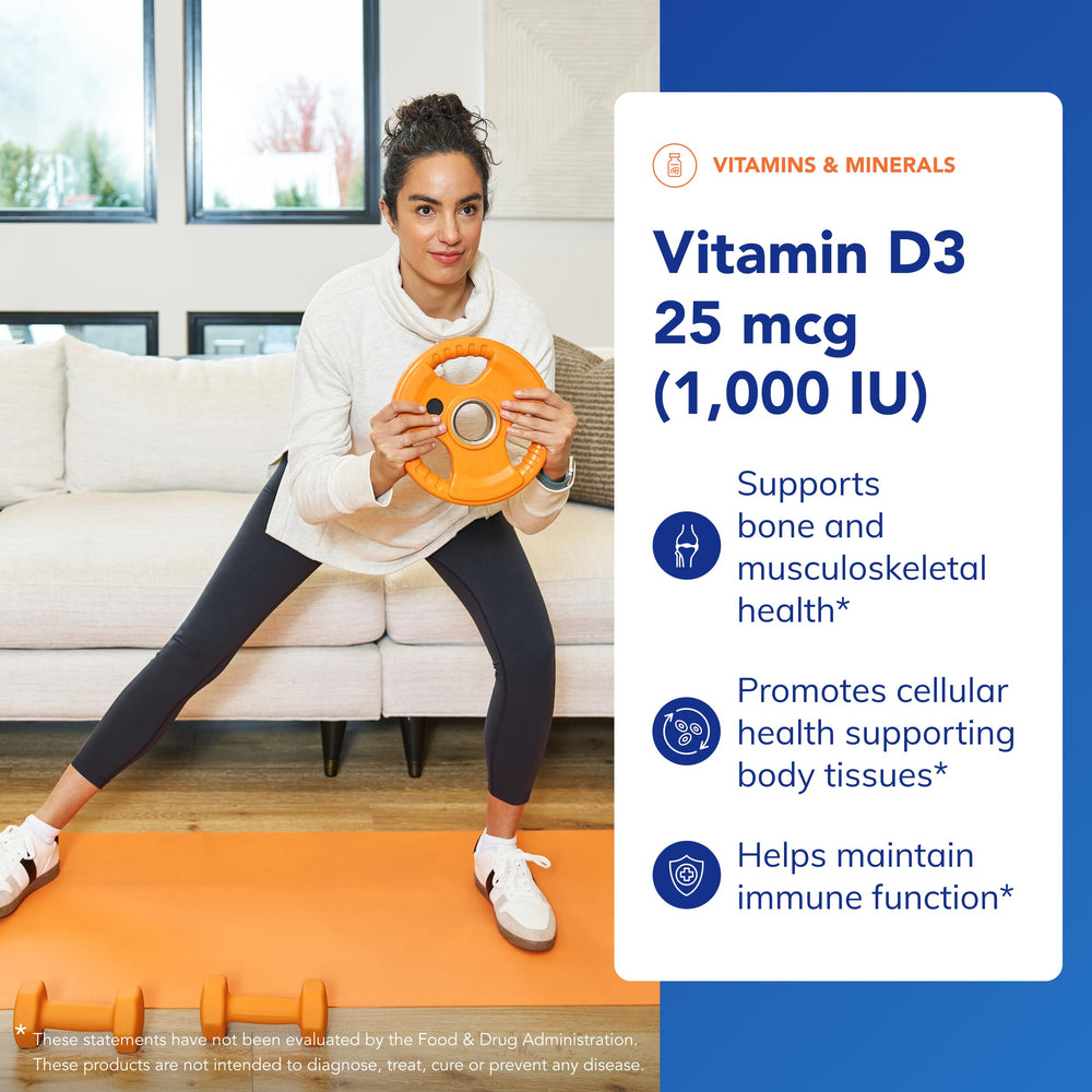 Pure Encapsulations Vitamin D3 capsules closeup emphasizes easy daily intake.