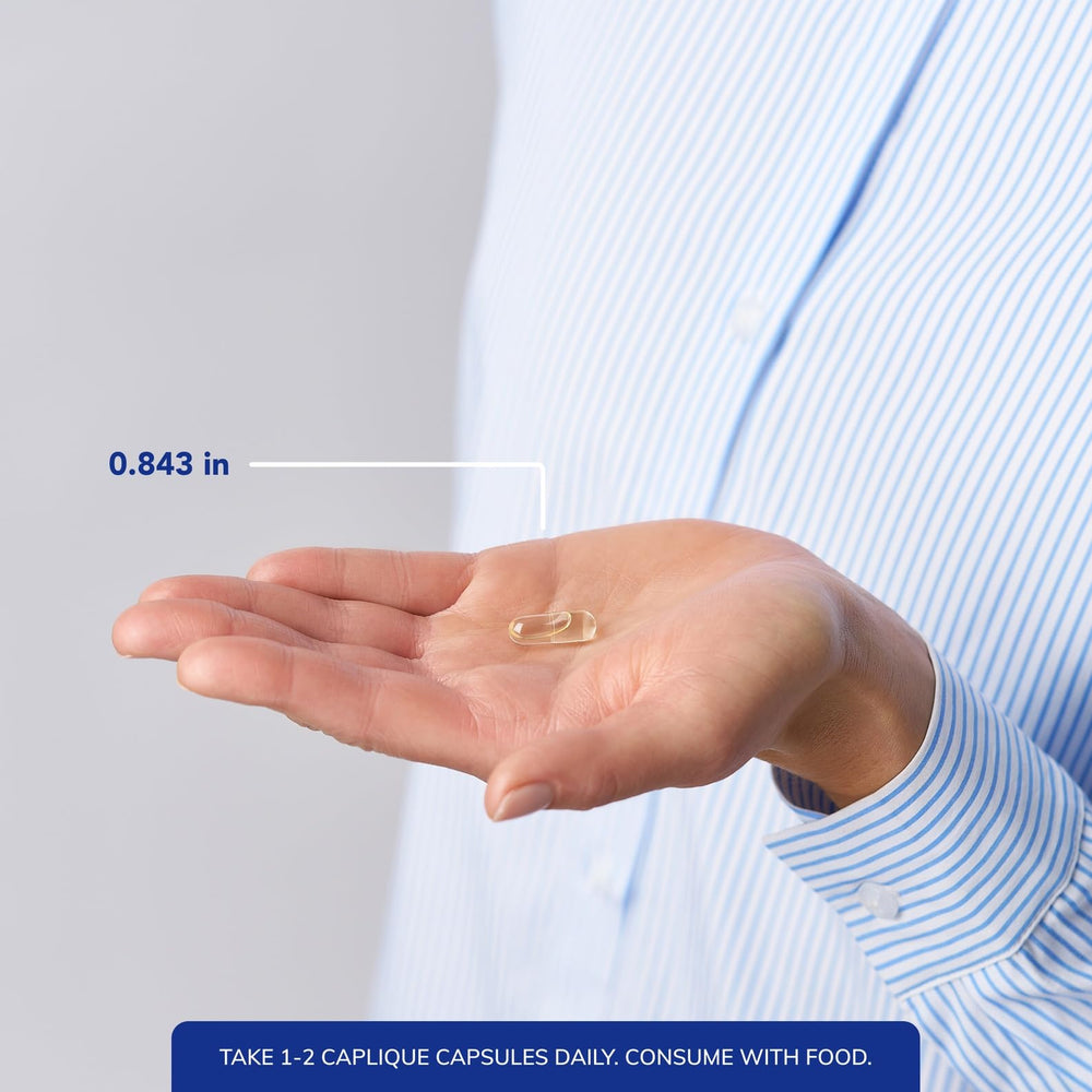 Pure Encapsulations Vitamin D3 VESIsorb capsules beside a glass of water for daily intake