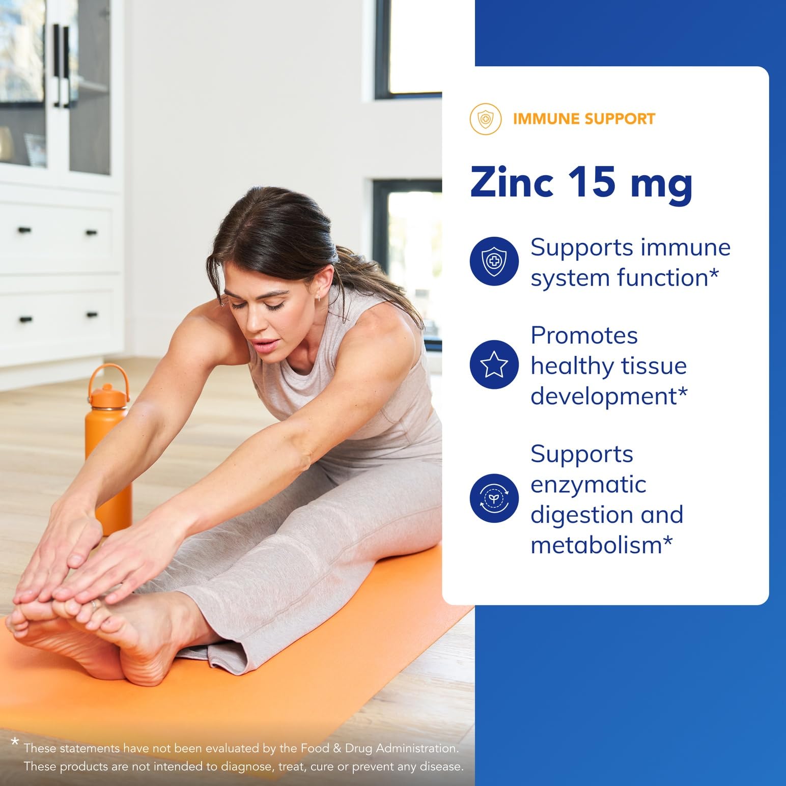 Pure Encapsulations Zinc 15 mg capsules close-up.