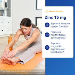 Pure Encapsulations Zinc 15 mg capsules close-up.