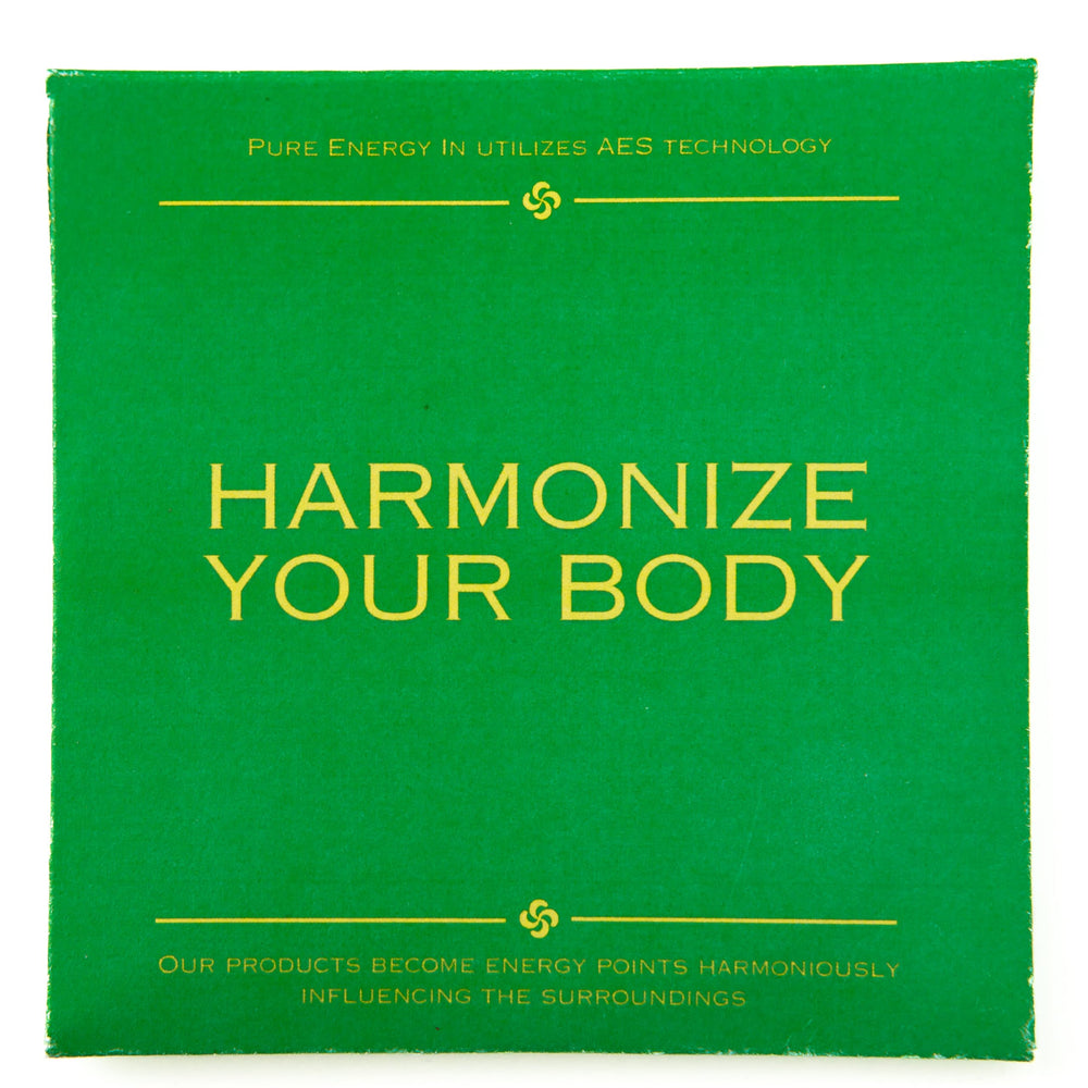 Pure Energy In chakra healing disc close-up highlighting calm and emotional steadiness