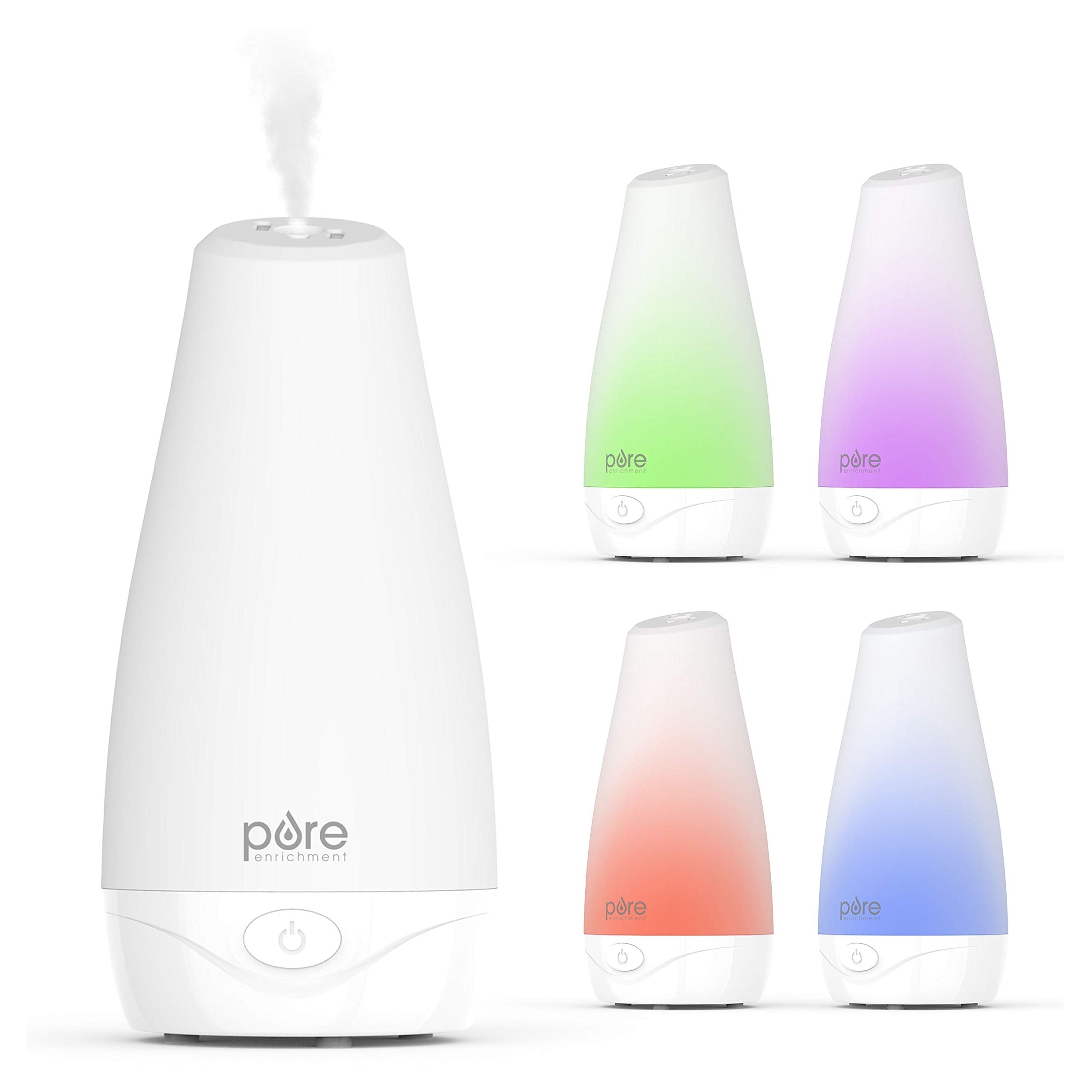 Pure Enrichment PureSpa diffuser top view showing compact design for desks and nightstands
