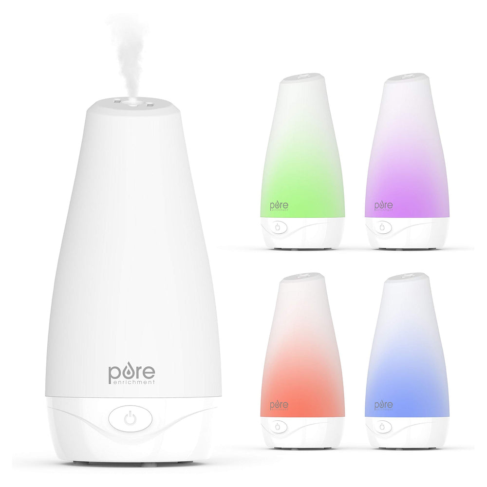 Pure Enrichment PureSpa diffuser top view showing compact design for desks and nightstands