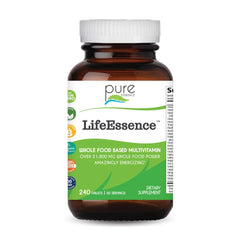 Pure Essence Labs LifeEssence bottle front for daily energy support
