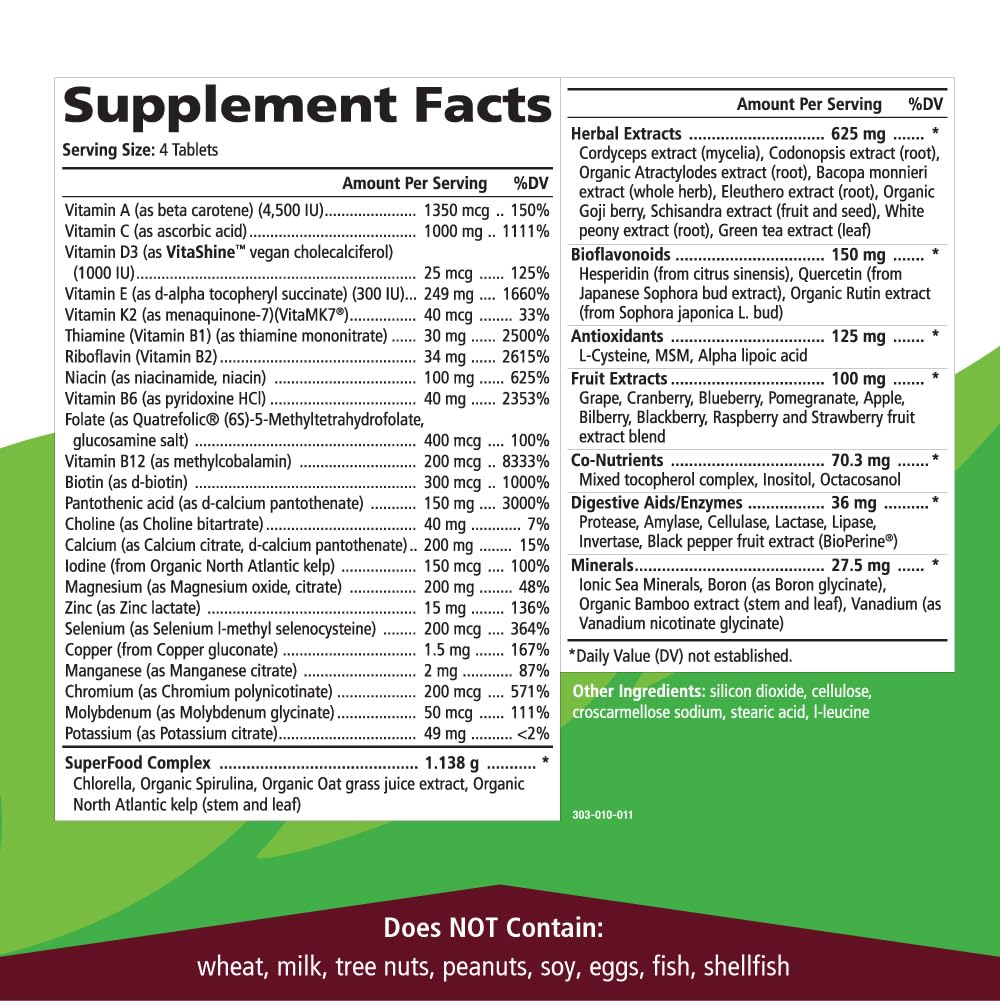 Pure Essence Labs LifeEssence label indicates vegan, dairy-free and gluten-free