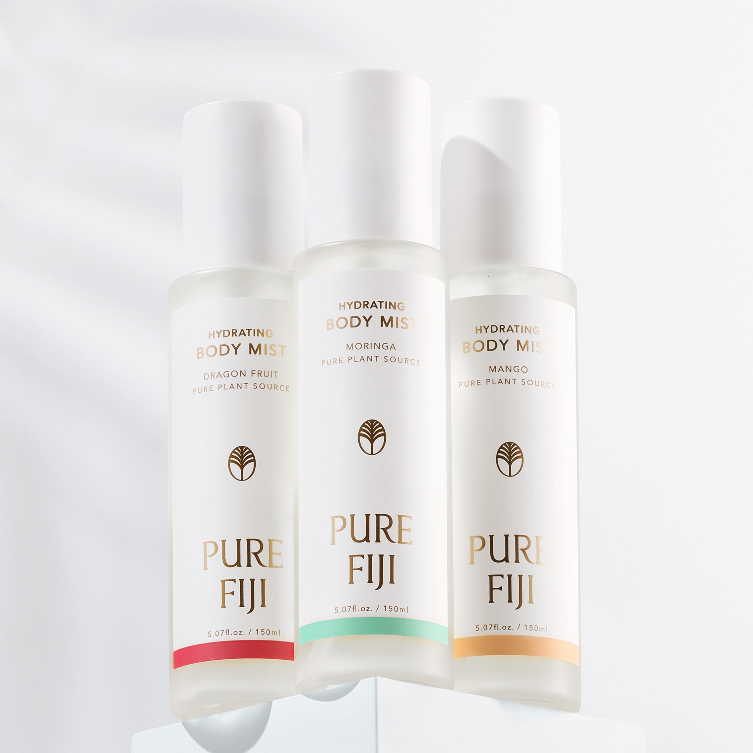 Pure Fiji cucumber and witch hazel spray provides soothing, cooling relief anytime.