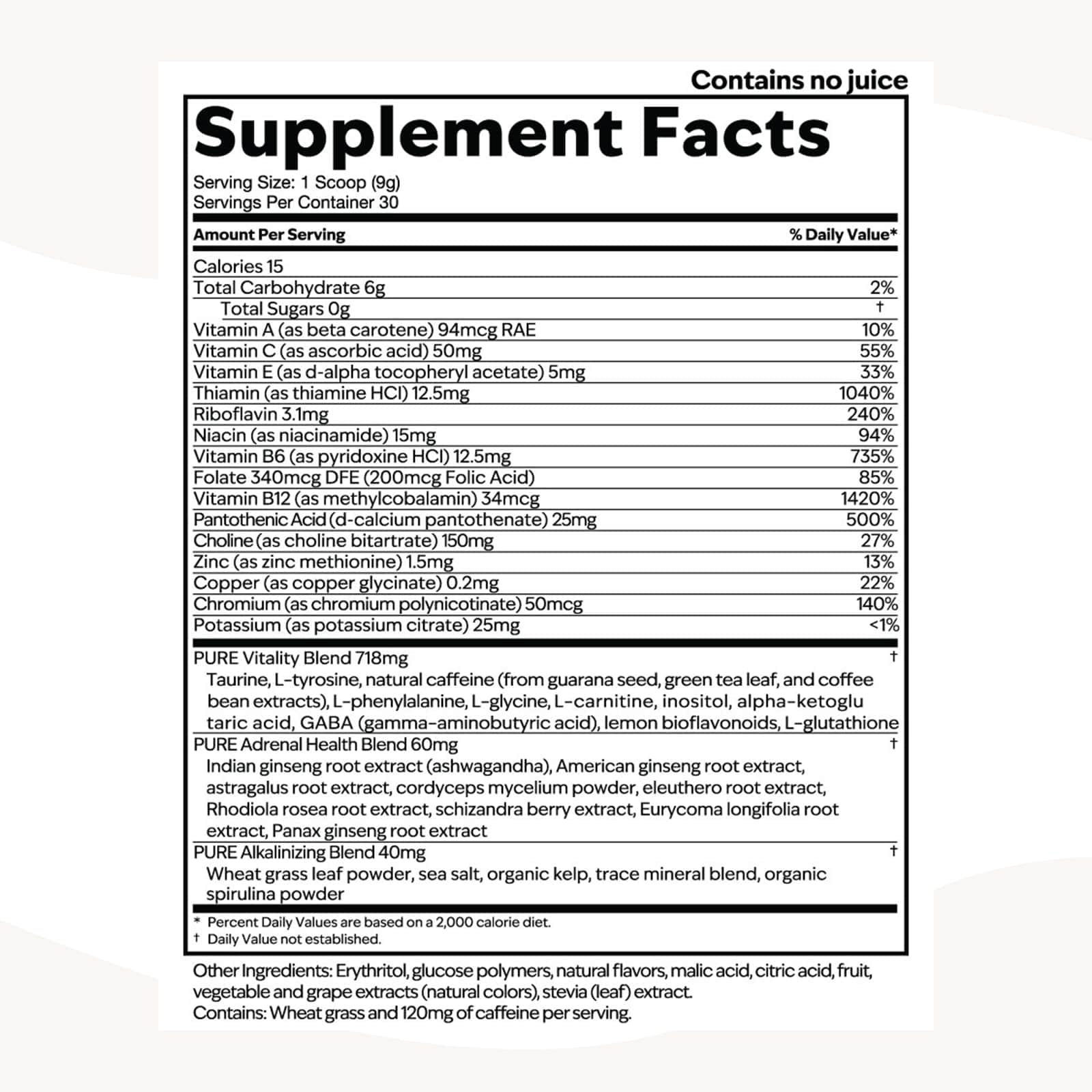 PURE Focus + Energy Drink Mix on-the-go sachets, supports busy days.