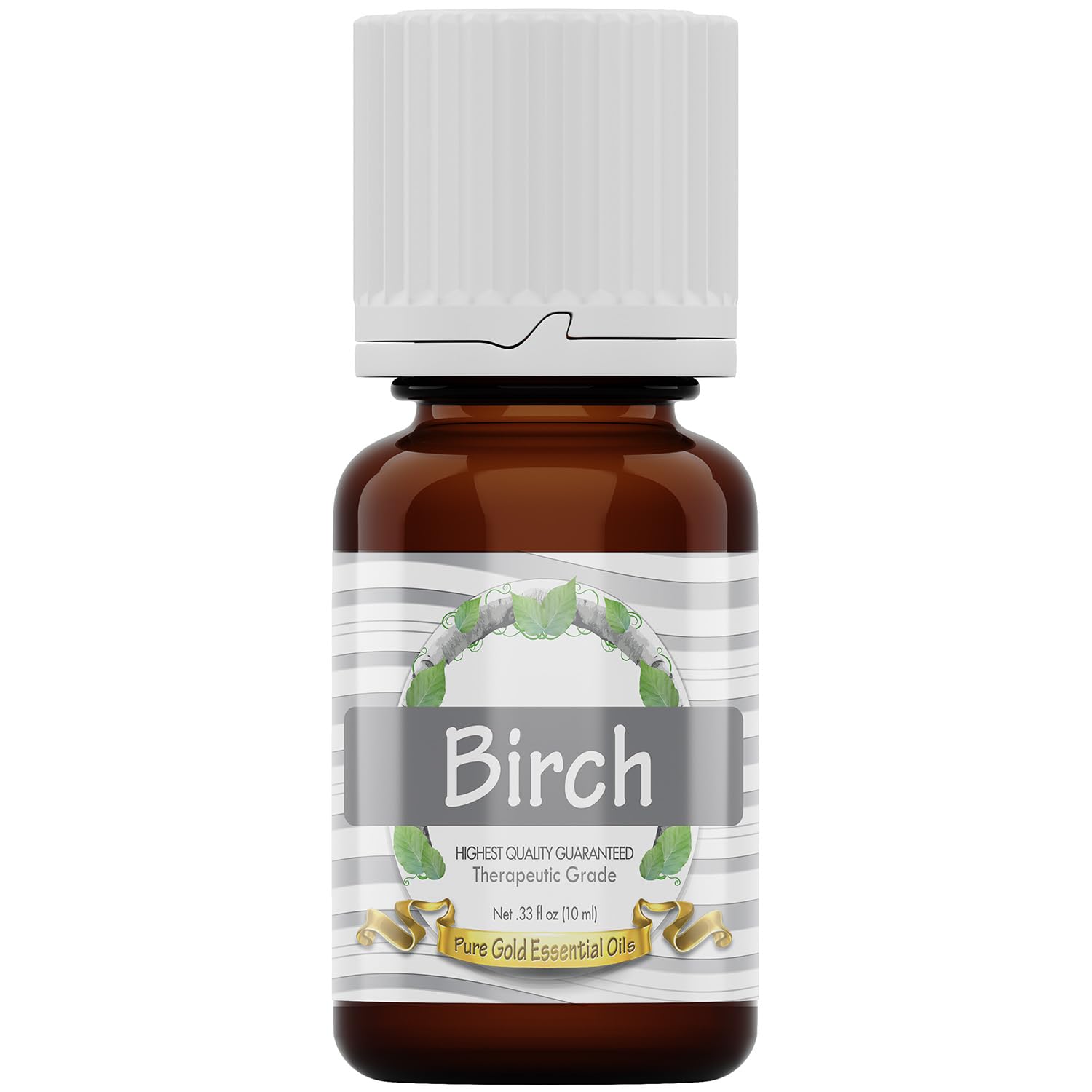 Pure Gold Birch Oil bottle, undiluted and vegan, suitable for diffusers and seasonal blends.