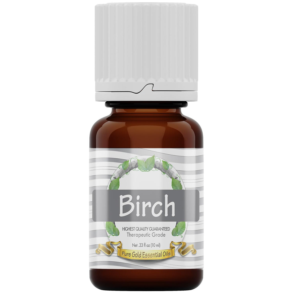Pure Gold Birch Oil bottle, undiluted and vegan, suitable for diffusers and seasonal blends.