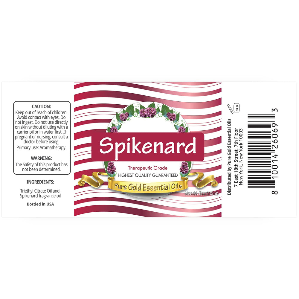 Pure Gold Spikenard Oil dropper for precise diffuser drops