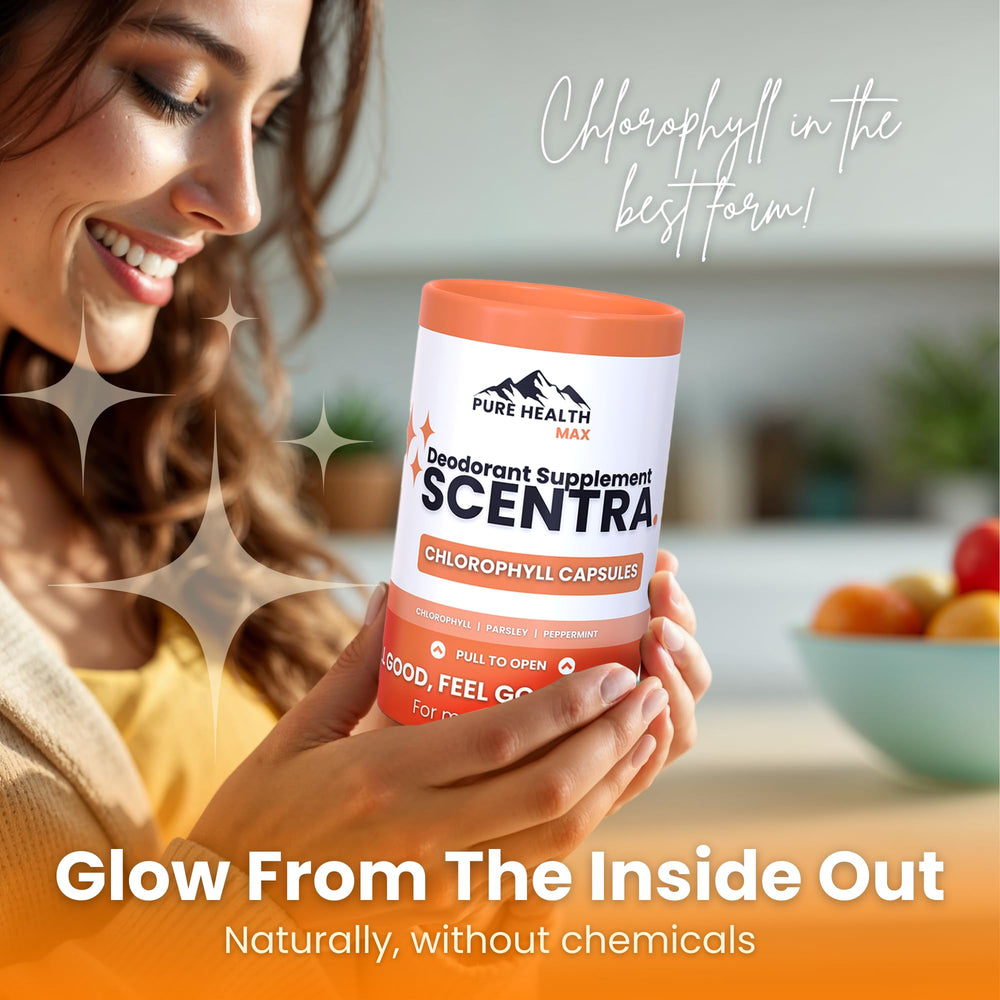Mint and parsley botanicals in Scentra suggest fresh breath benefits.