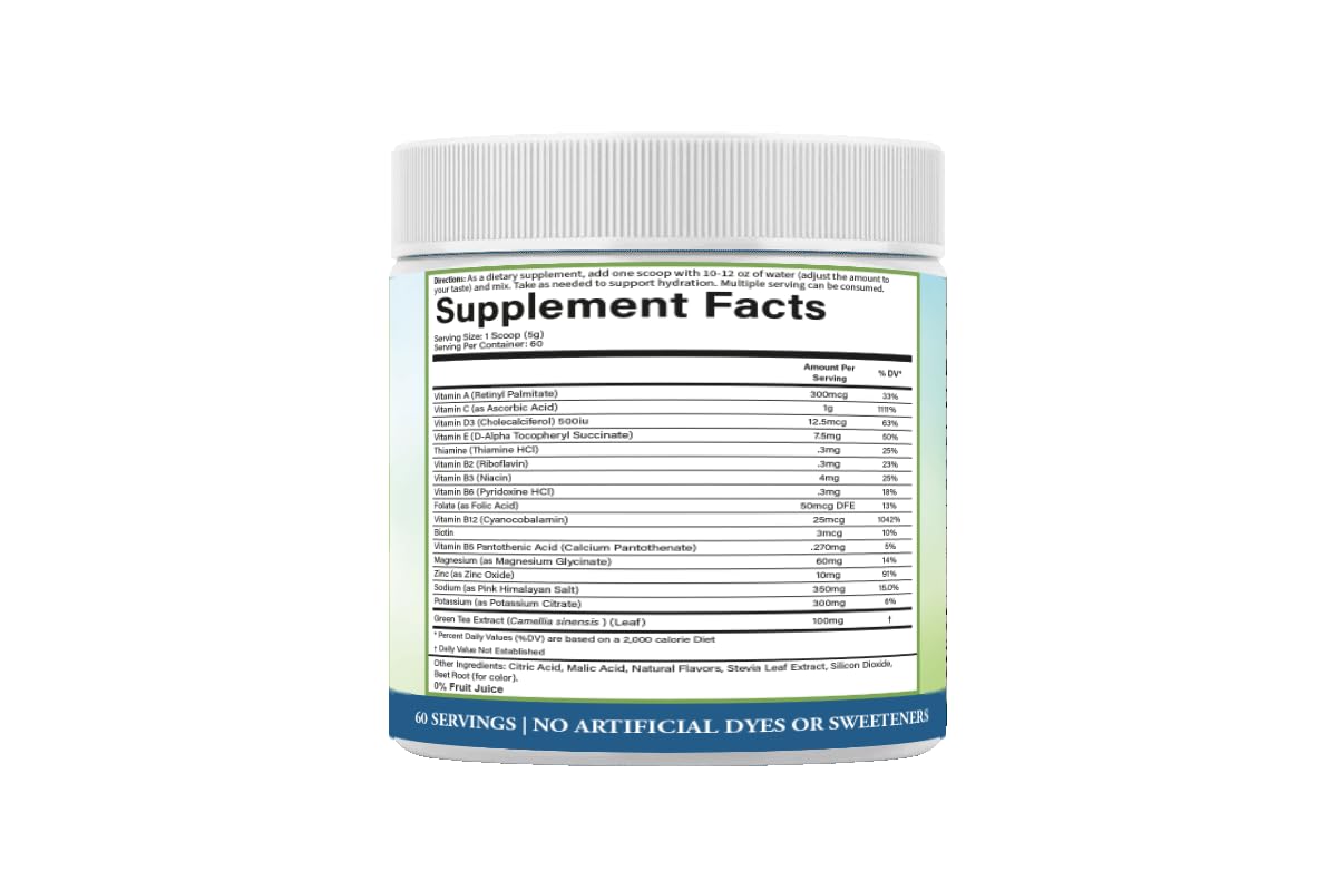PURE Hydravite Powder strawberry drink in glass, convenient daily hydration with essential nutrients
