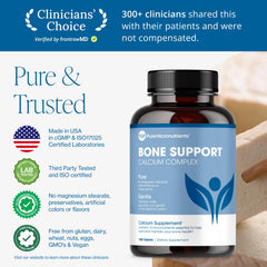 Pure Micronutrients calcium tablet close-up, high bioavailability for stronger bones.