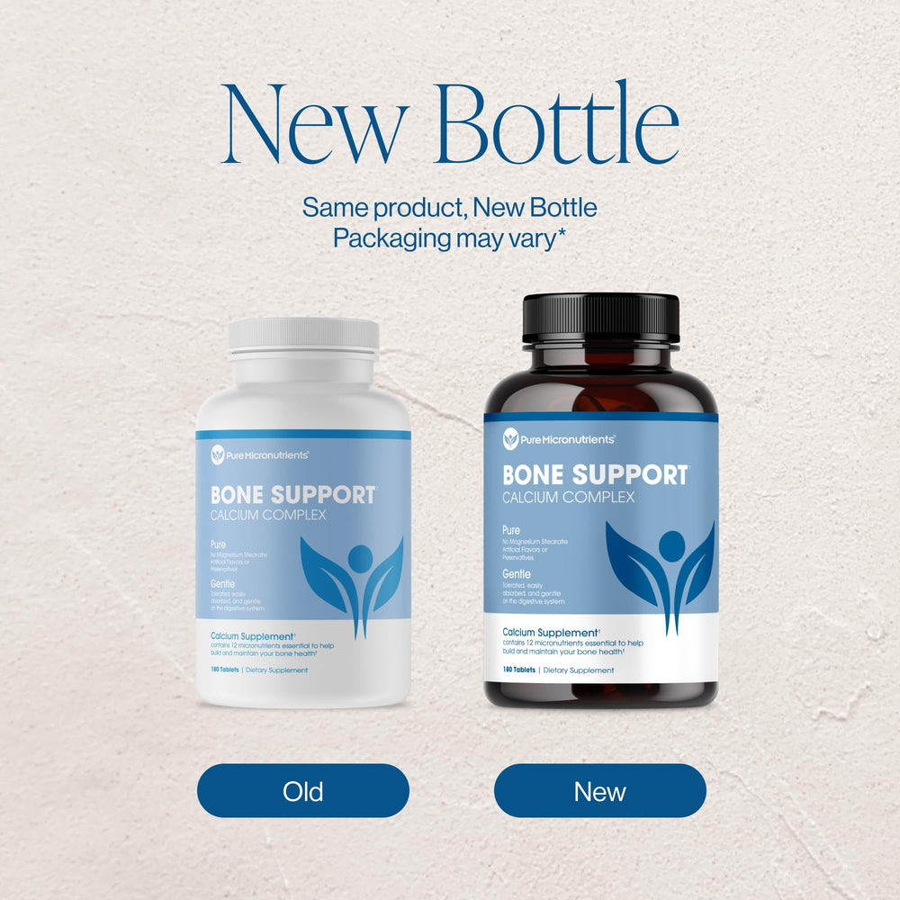 Pure Micronutrients bone health routine by taking one tablet daily.