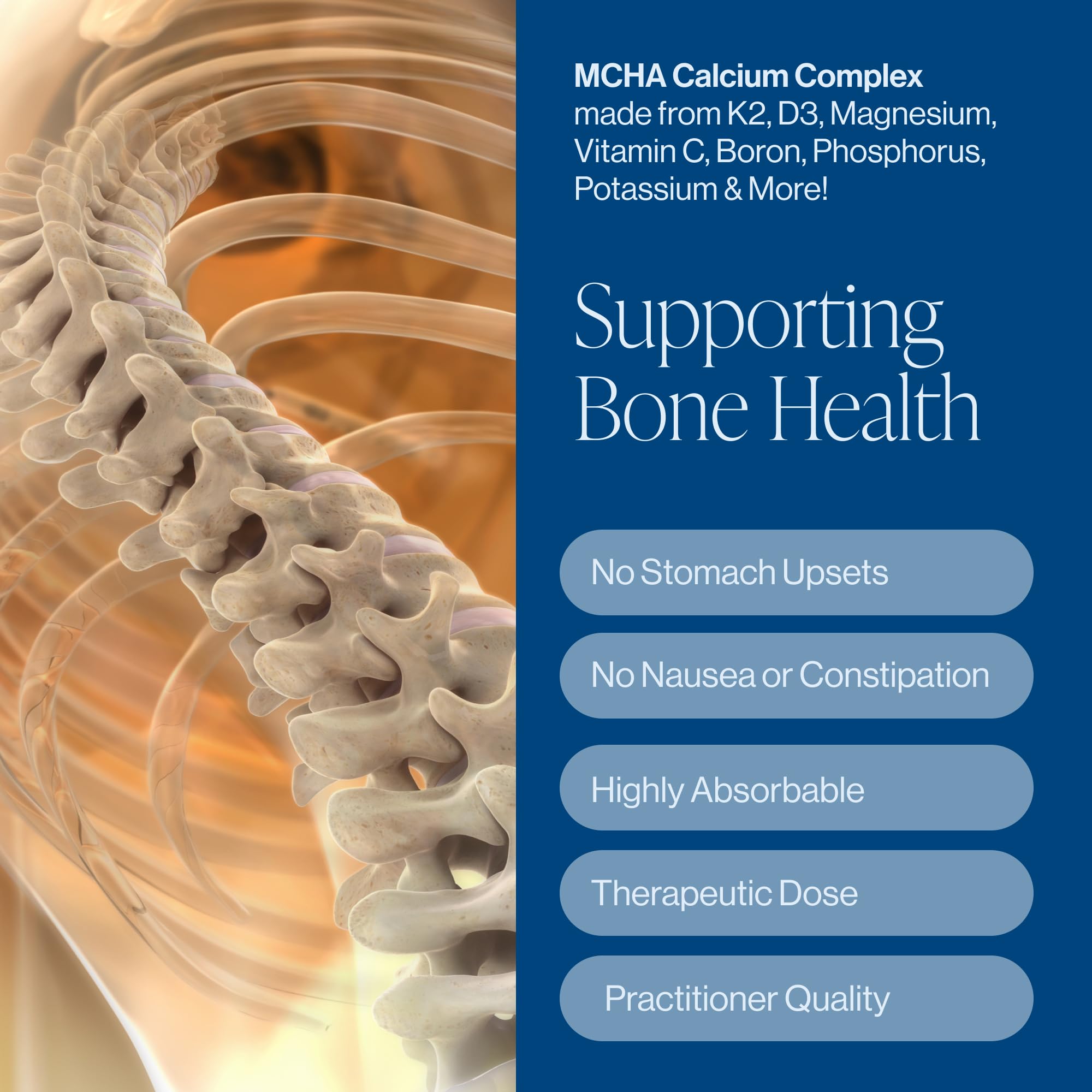 Pure Micronutrients magnesium zinc cofactor bottle, supports overall bone function.