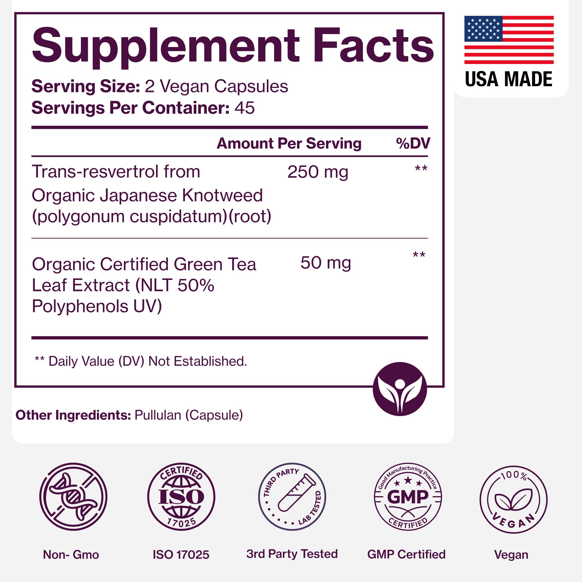Pure Micronutrients certifications badge emphasizing quality control and purity.