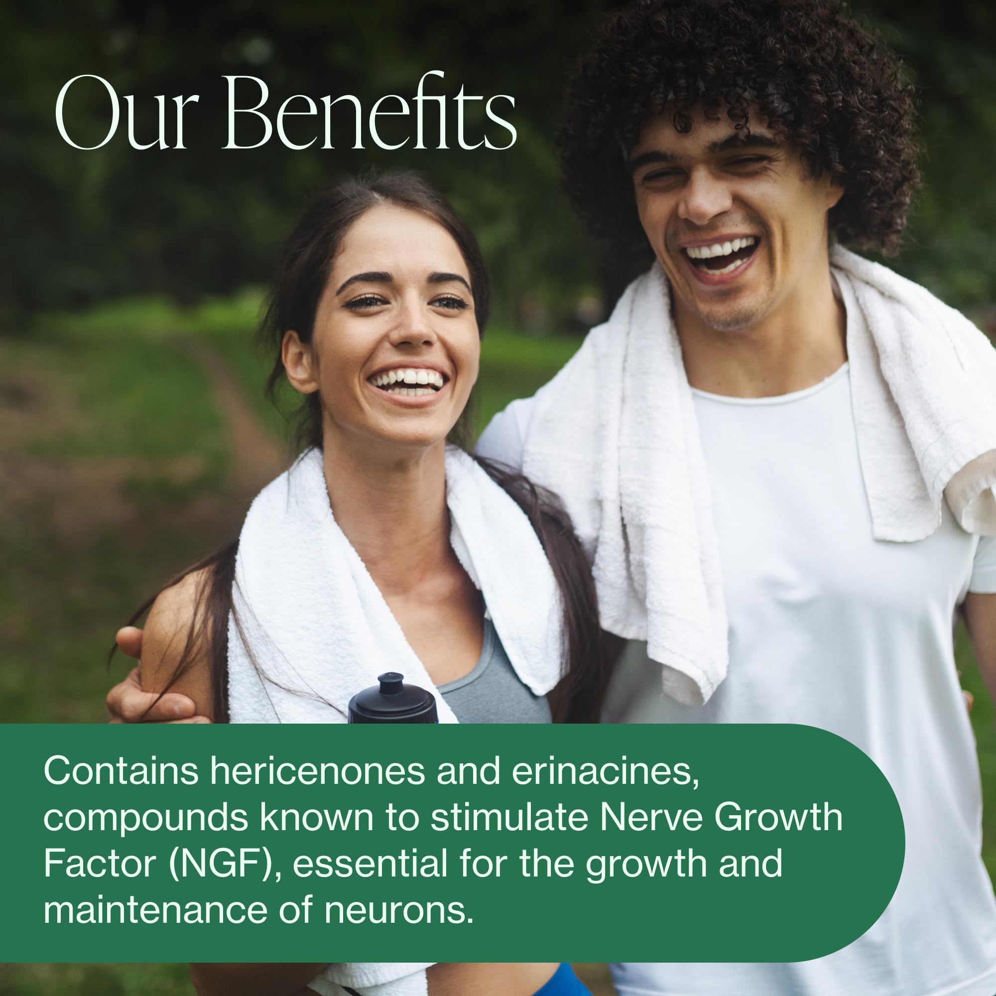 Pure Micronutrients cordyceps bottle emphasizing natural energy and focus