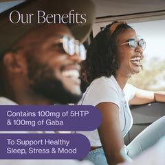 Pure Micronutrients ingredient panel highlights 5-HTP and GABA benefits.