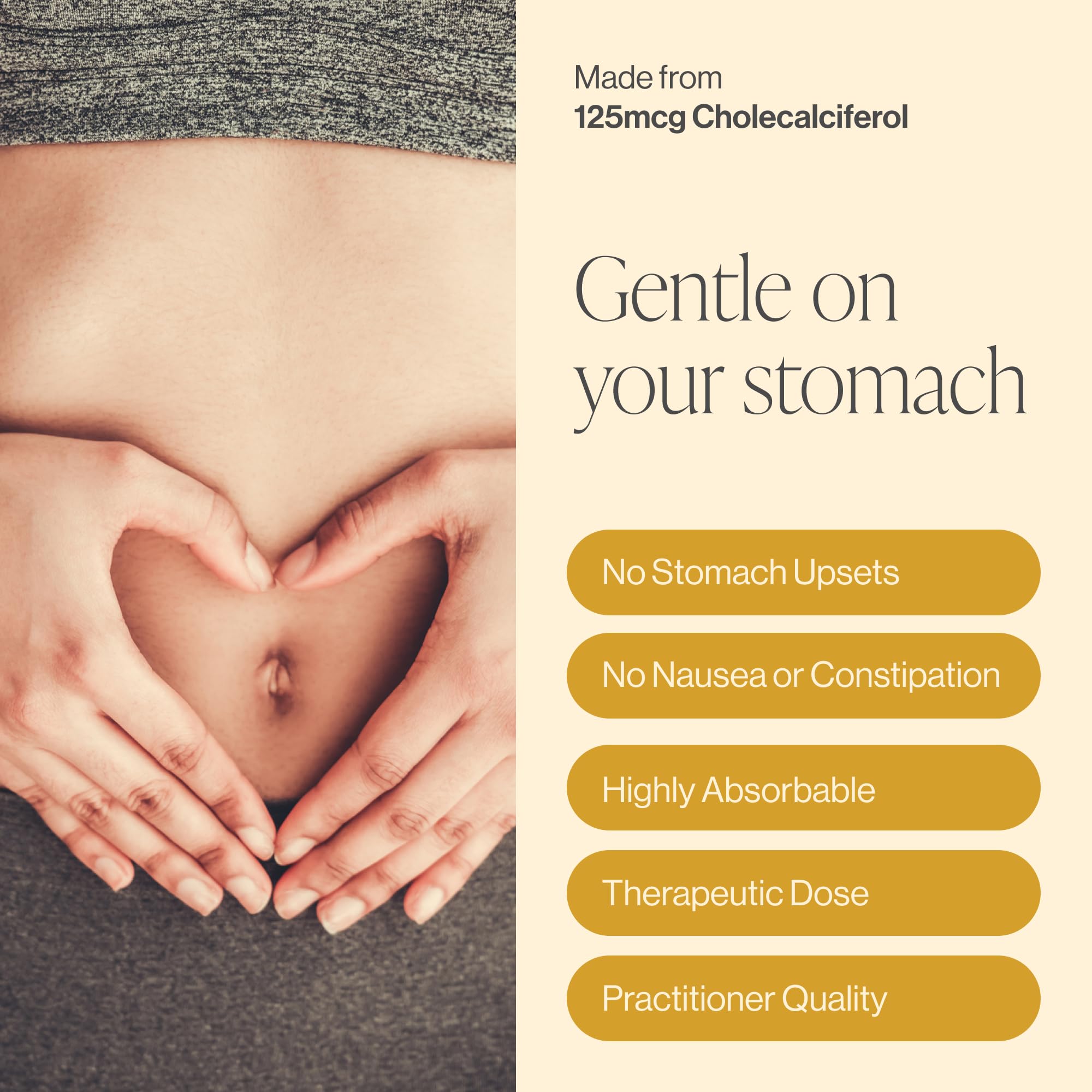 Product packaging communicates bone and muscle health benefits.