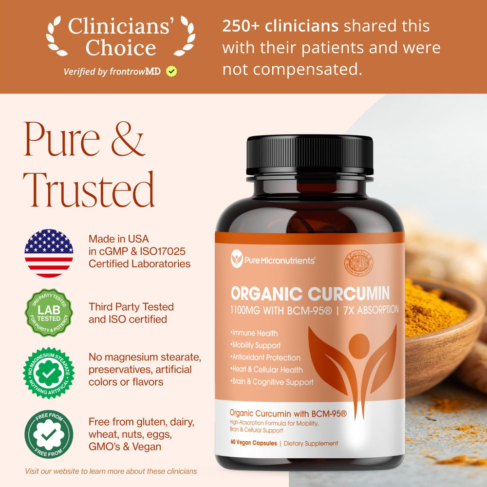 Pure Micronutrients turmeric and black pepper blend for better absorption.