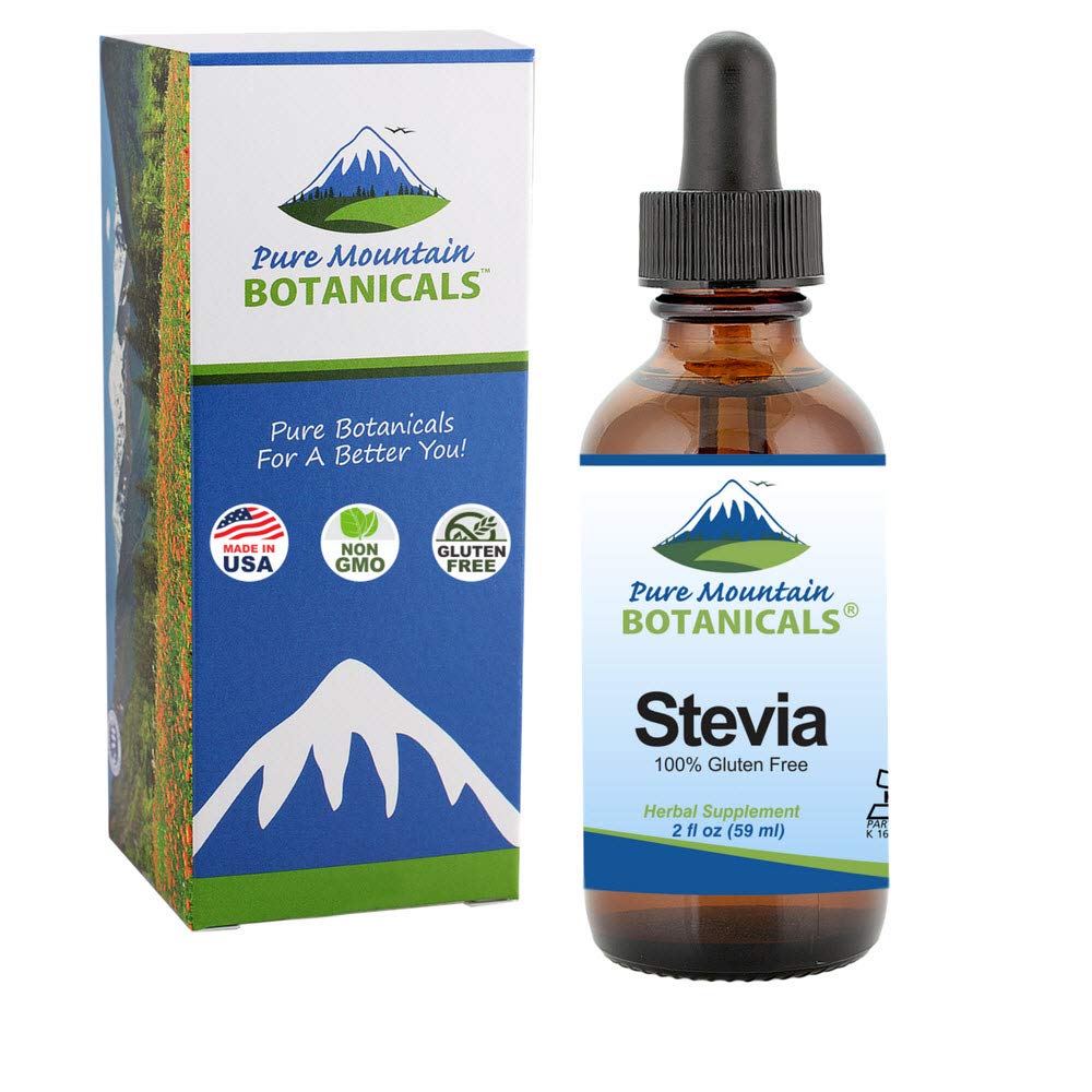 Pure Mountain Botanicals Liquid Stevia coffee add: enhance flavor without sugar or calories