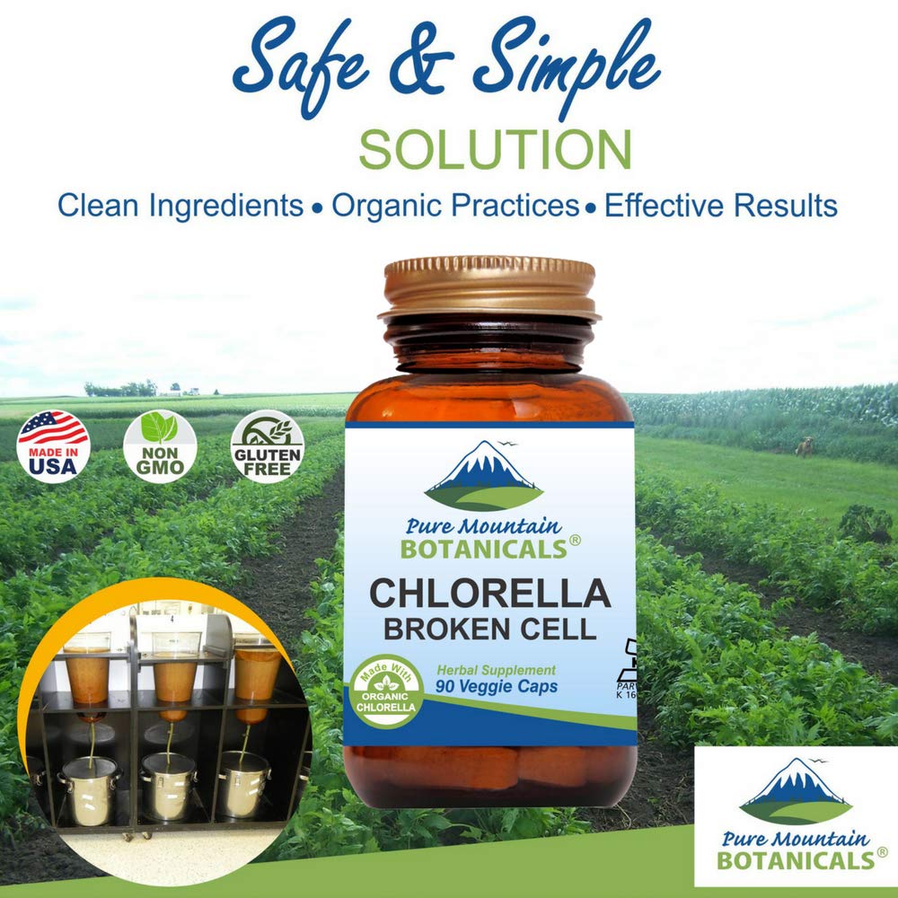 Pure Mountain Botanicals sun-grown organic chlorella for clean daily nutrition.