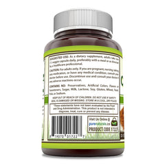 Pure Naturals Cat's Claw Caps label emphasizes 500 mg capsules for immune support