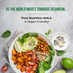 Pure Nutrition Amla powder and extract mix visual shows balanced potency