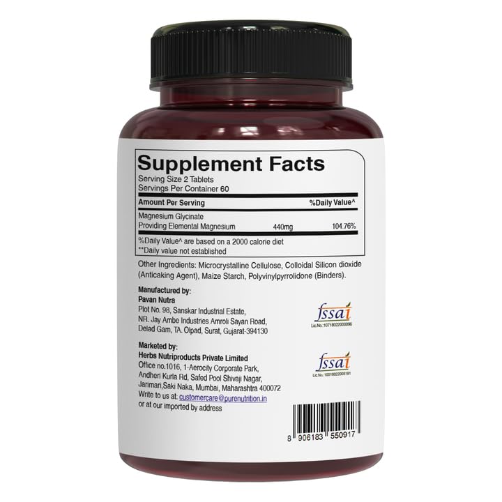 Pure Nutrition MagG tablet texture close-up for easy swallow.