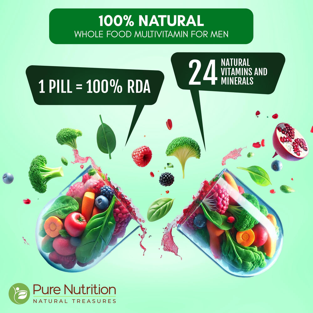 Pure Nutrition Natural Treasures one-a-day dosage tablet for convenient daily support