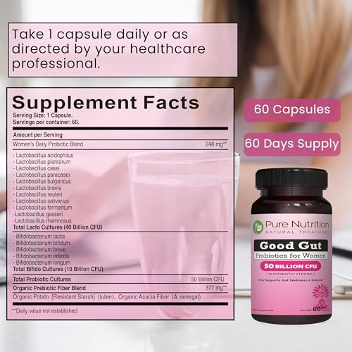 Pure Nutrition Natural Treasures organic prebiotic blend supports probiotic nourishment