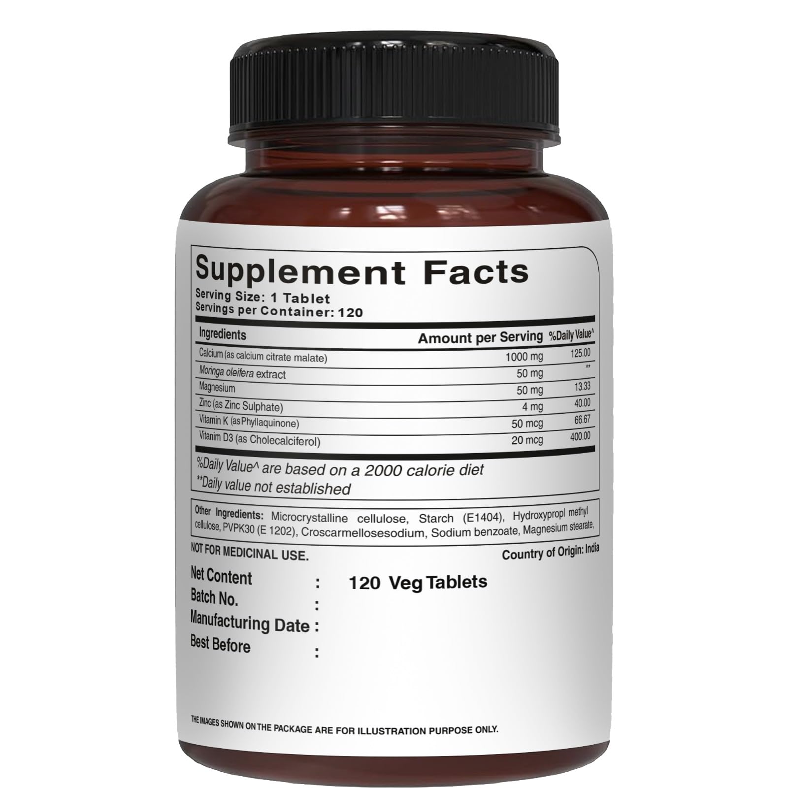 Calcium magnesium zinc combination in Ultra Calcium for balanced minerals