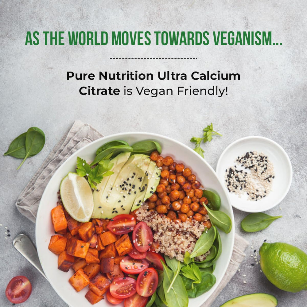 Ultra Calcium packaging indicating a four month supply