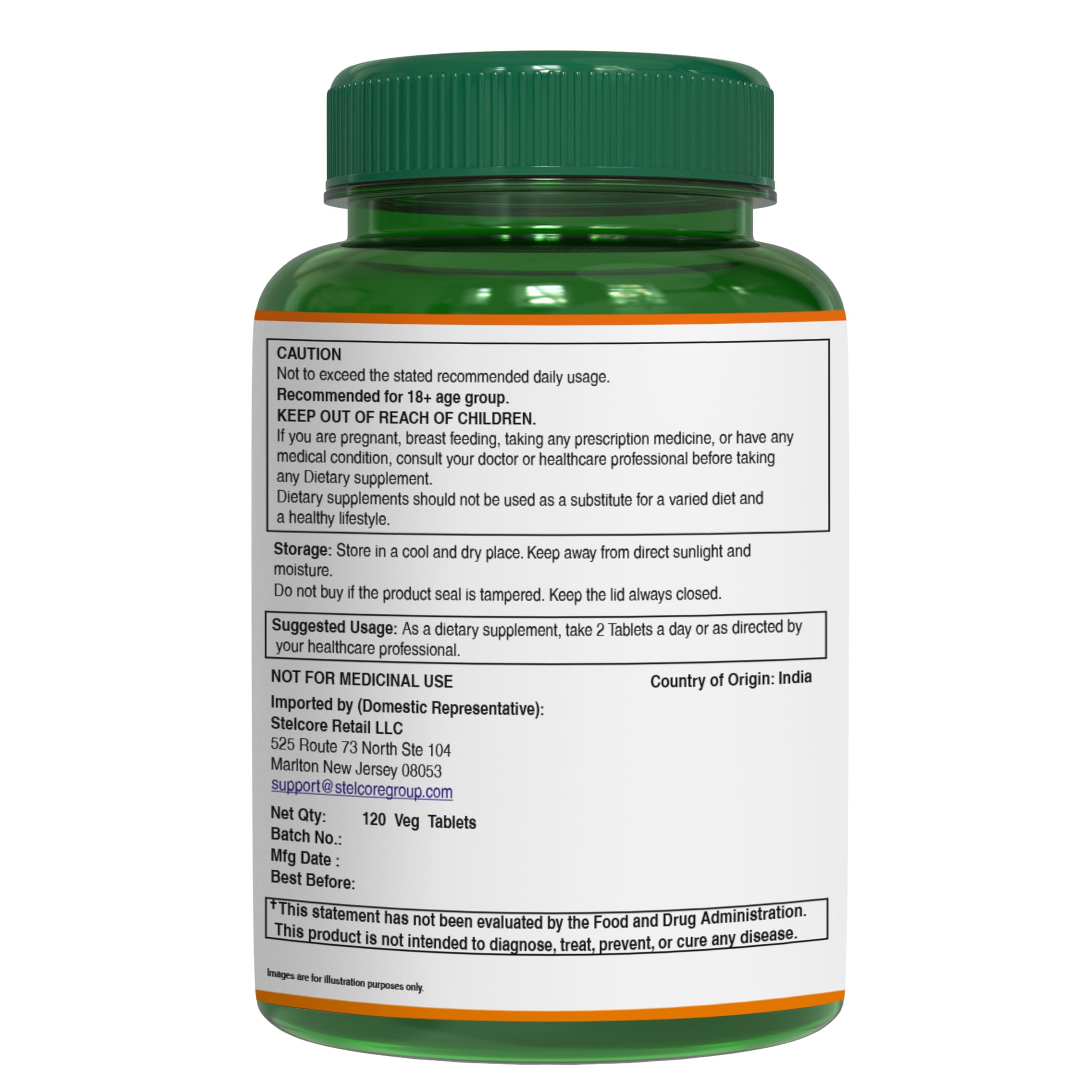Pure Nutrition Shatavari gluten-free badge indicating allergen-friendly option