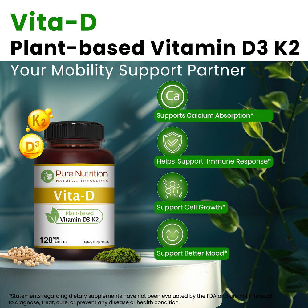 MK-7 K2 formulation enhances absorption and bone synergy in Vita D3 K2