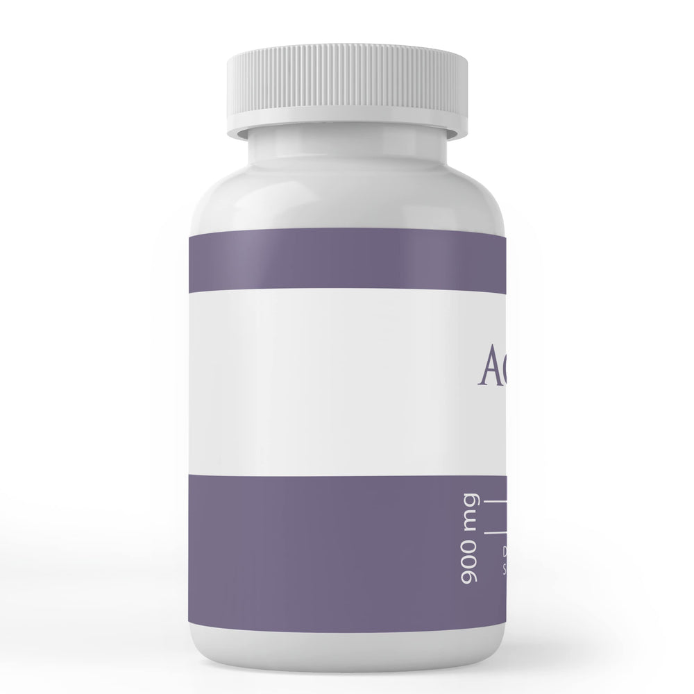 Close-up of PURE ORIGINAL INGREDIENTS Acai Berry capsules highlighting pure formulation.