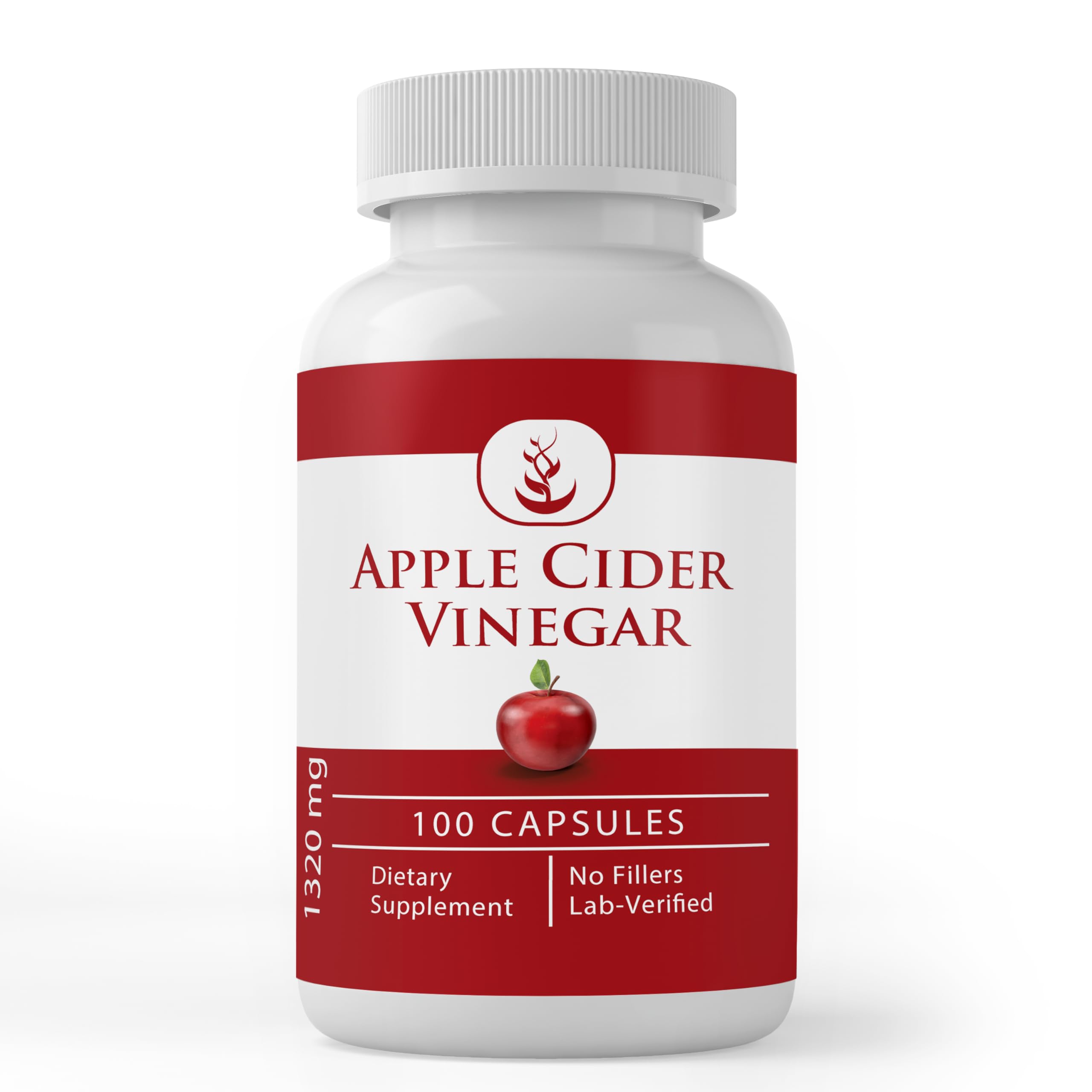 Pure Original Apple Cider Vinegar capsules in a bottle, highlighting pure, undiluted supplement.