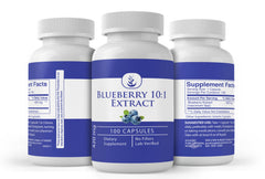 Pure Original Ingredients blueberry 10:1 extract packaging shows a 100-day supply