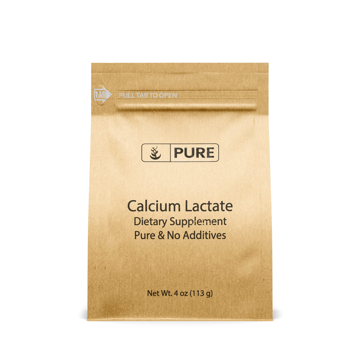 Pure Original Ingredients Calcium Lactate bottle for pure electrolyte supplementation.