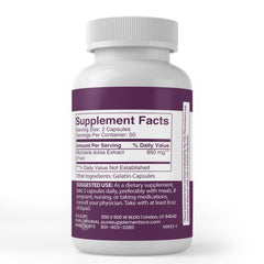 Seal on Pure Original Camu Camu Capsules emphasizes purity and contamination-free packaging