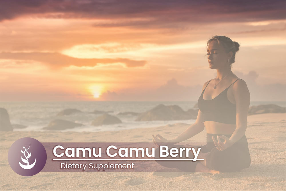 Camu Camu berry closeup evokes fresh color and natural fruit aroma