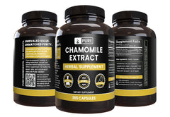 PURE ORIGINAL INGREDIENTS Chamomile Extract bottle pouring, easy daily use