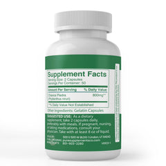 Chanca Piedra label from Pure Original Ingredients highlights purity and absence of additives.
