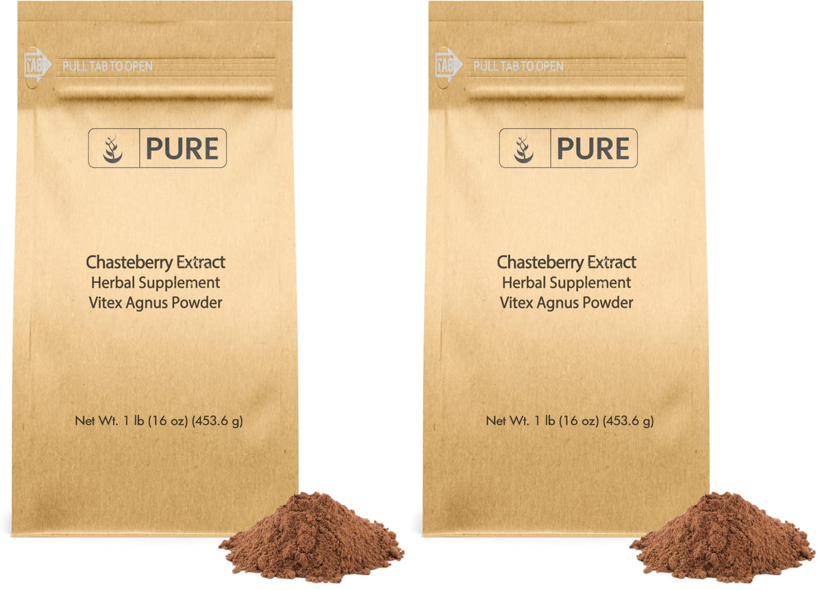 Pure Original Ingredients chasteberry extract bottle for convenient herbal supplementation