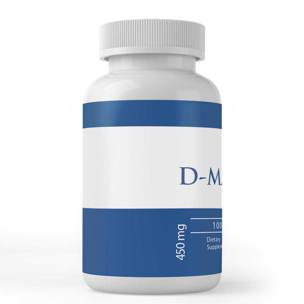 Pure Original Ingredients D-Mannose capsules close-up with no additives