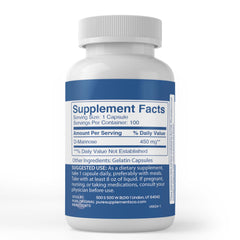 Pure Original Ingredients D-Mannose bottle label, Packaged in Utah, USA
