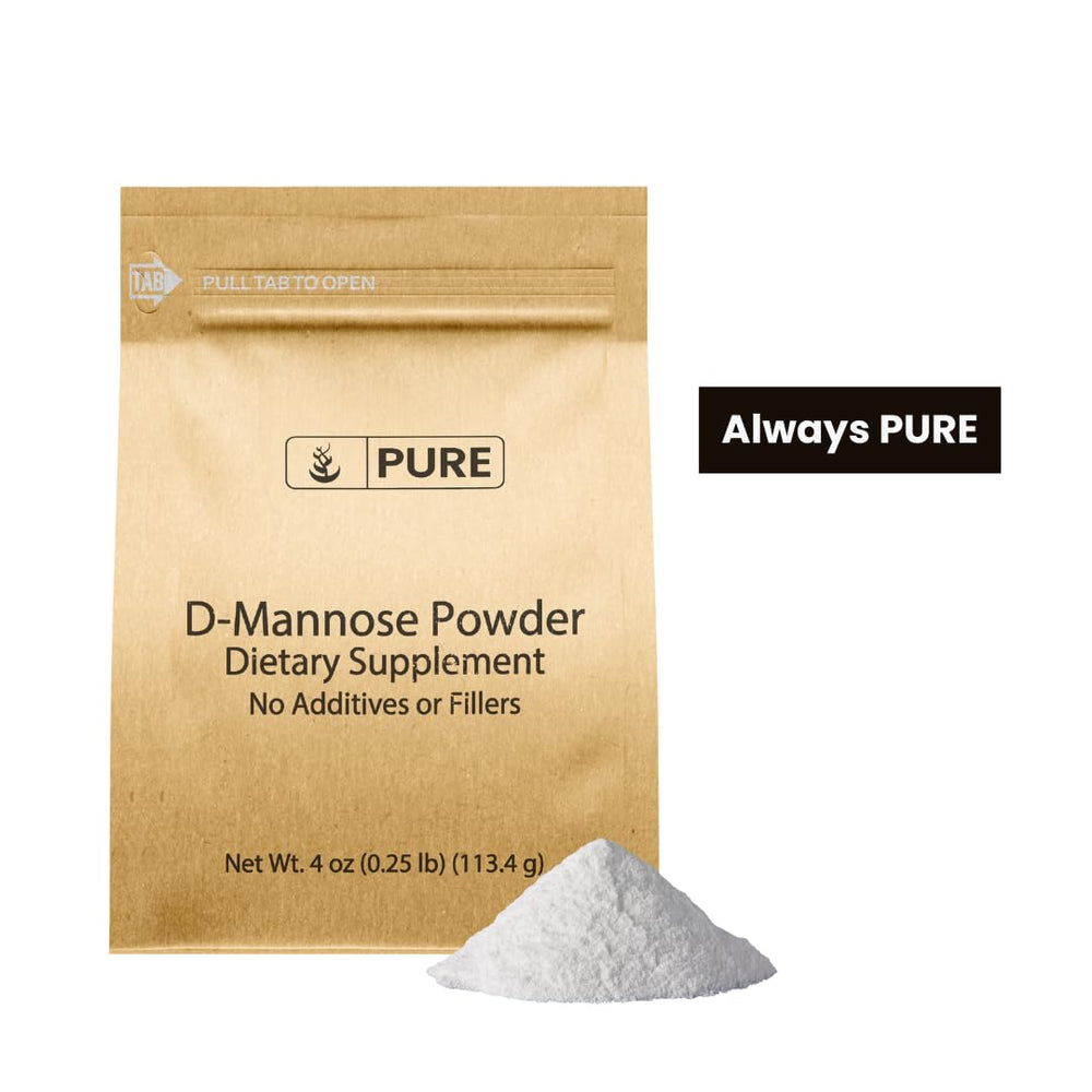 D-Mannose powder with scoop ready for easy daily mixing.