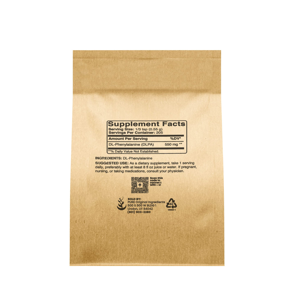 DL-Phenylalanine powder scoop for precise, pure dosing