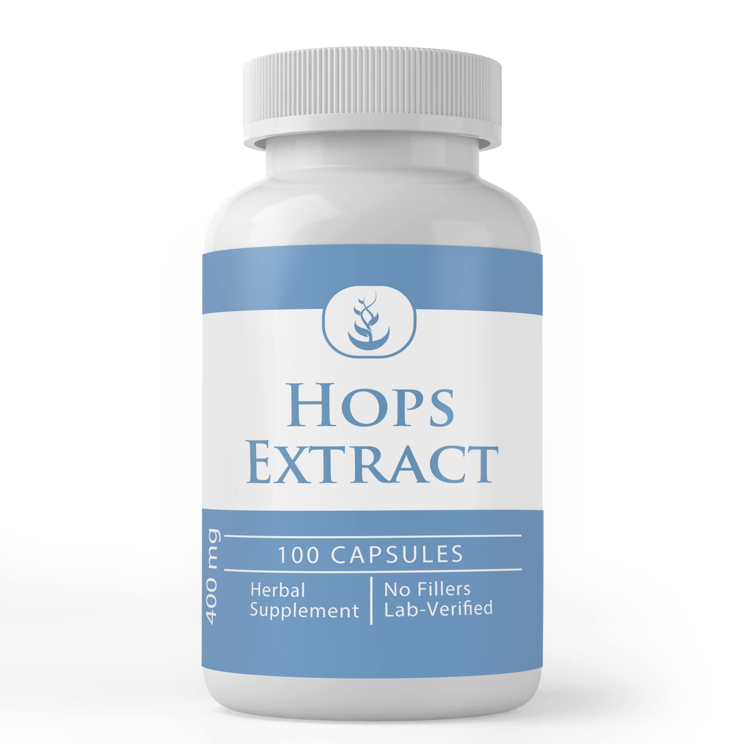 PURE ORIGINAL INGREDIENTS hops extract bottle with pure additive-free capsules for daily wellness